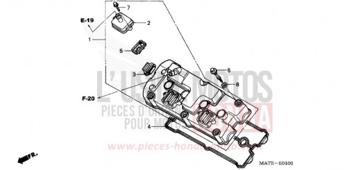 CYLINDER HEAD COVER CBR1100XX5 de 2005